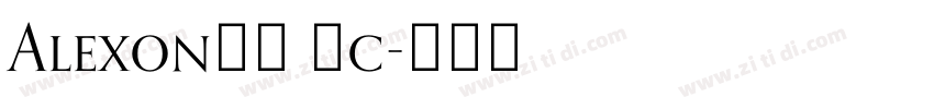 AlexonRR Sc字体转换